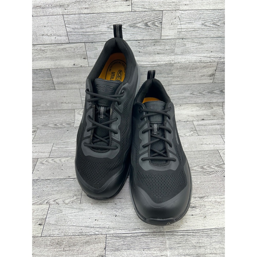 Keen Utility Vista Energy ESD Black Raven Work Shoes Men Sz 11.5D 1024589 Safety
